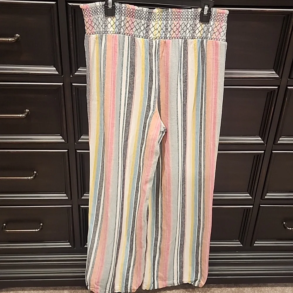 Blue Rein Linen Wide Leg Pants - Sixe XL - Picture 3 of 7